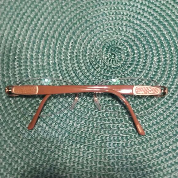 Silhouette 6704 20 Rimless 53-18-135 Used Eyeglasses Frames with case - Picture 10 of 12